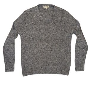 Madewell Men's Heathered Gray Crewneck Sweater